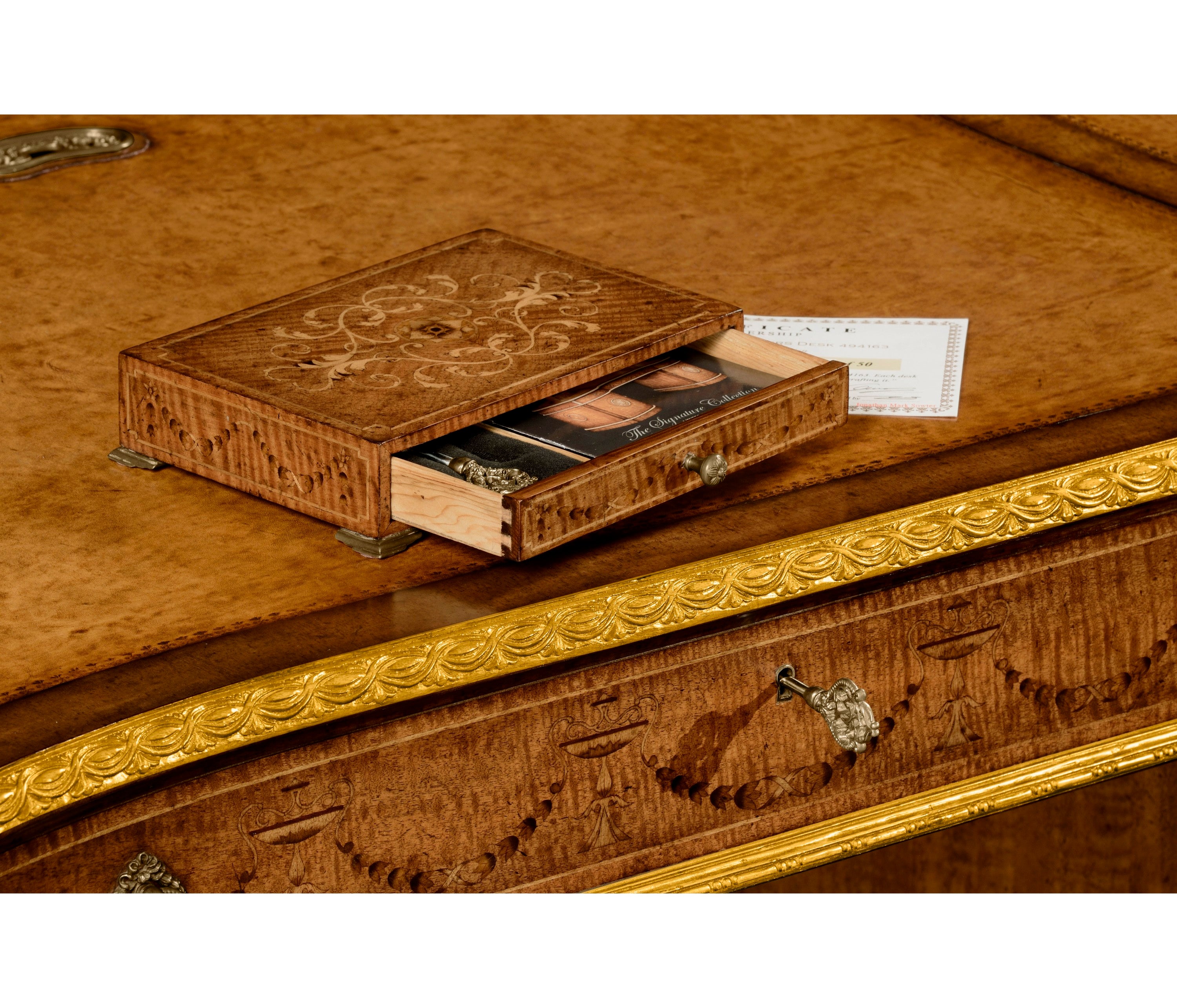 Jonathan Charles Neo-Classical Partners Desk ( 494163-WLL )