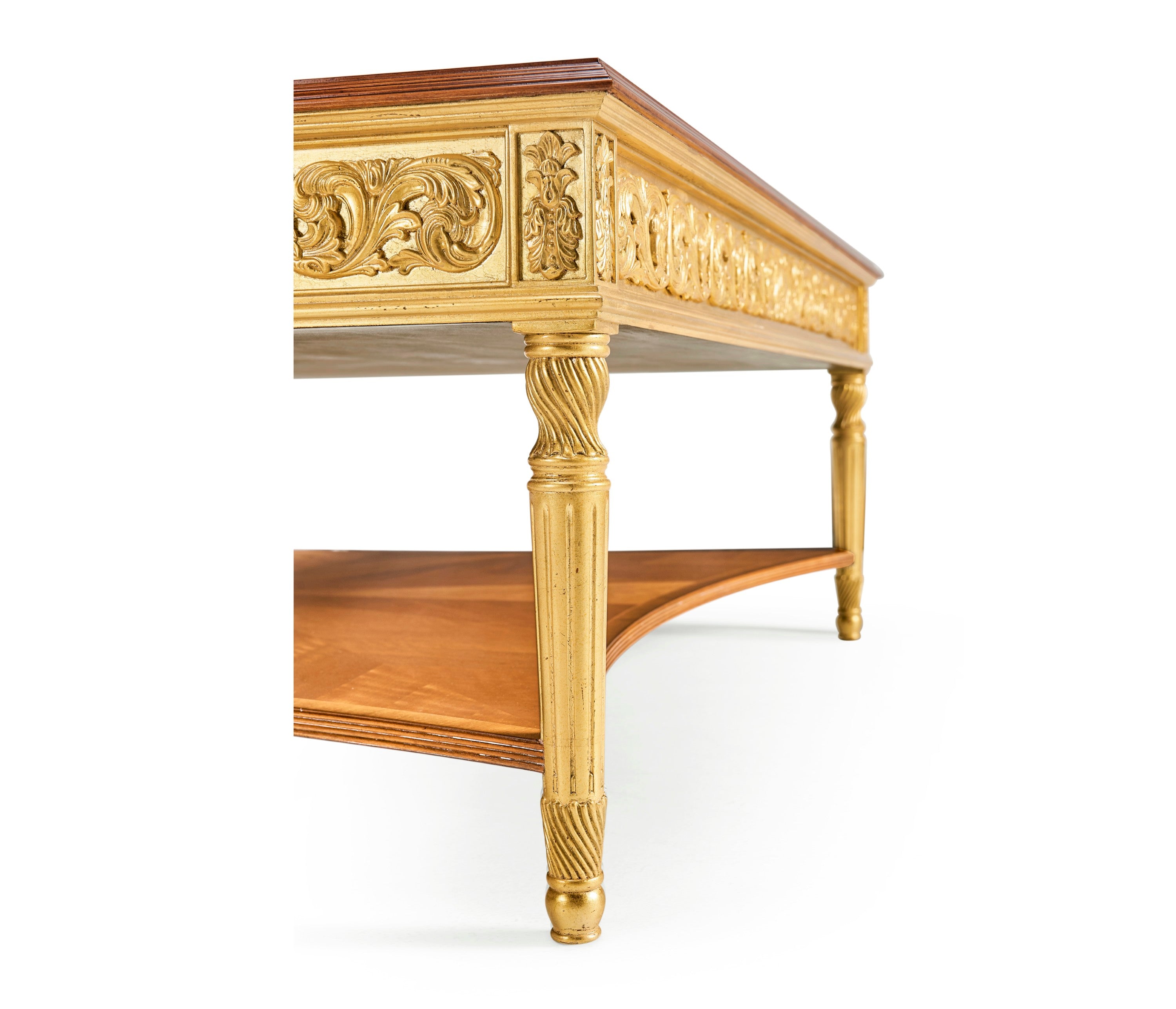 Jonathan Charles Louis XIV Style Square Coffee Table ( 494143-GIL )