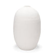 Mercana Karakum White Textured Ceramic Vase