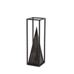 Mercana Memphis Black Metal Pyramid In A Square Frame