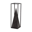 Mercana Memphis Black Metal Pyramid In A Square Frame