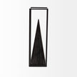 Mercana Memphis Black Metal Pyramid In A Square Frame