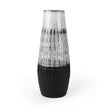 Mercana Tanami Dark Brown/White Glazed Ceramic Vase Clearance