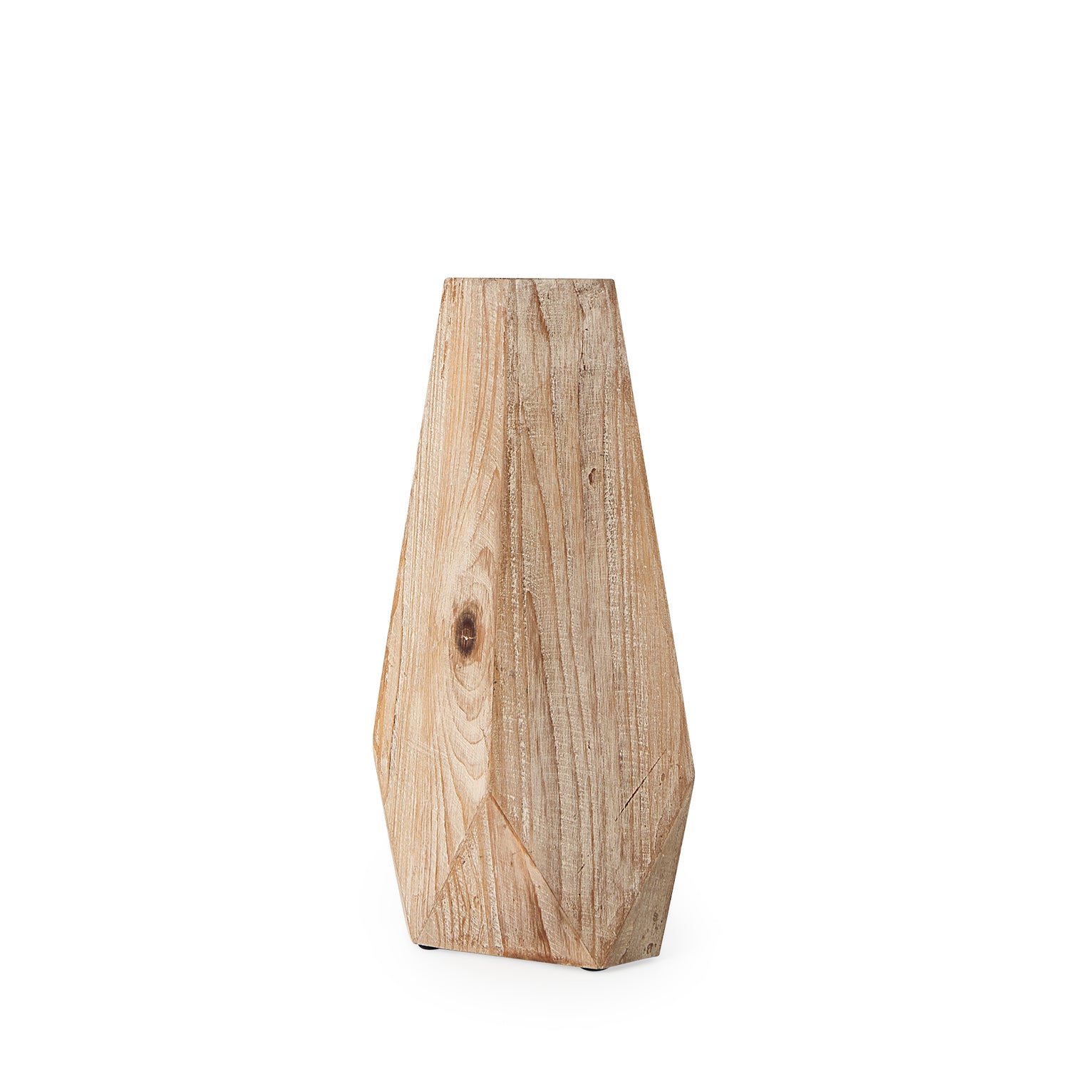 Mercana Allen Natural Wooden Base Oval Vase