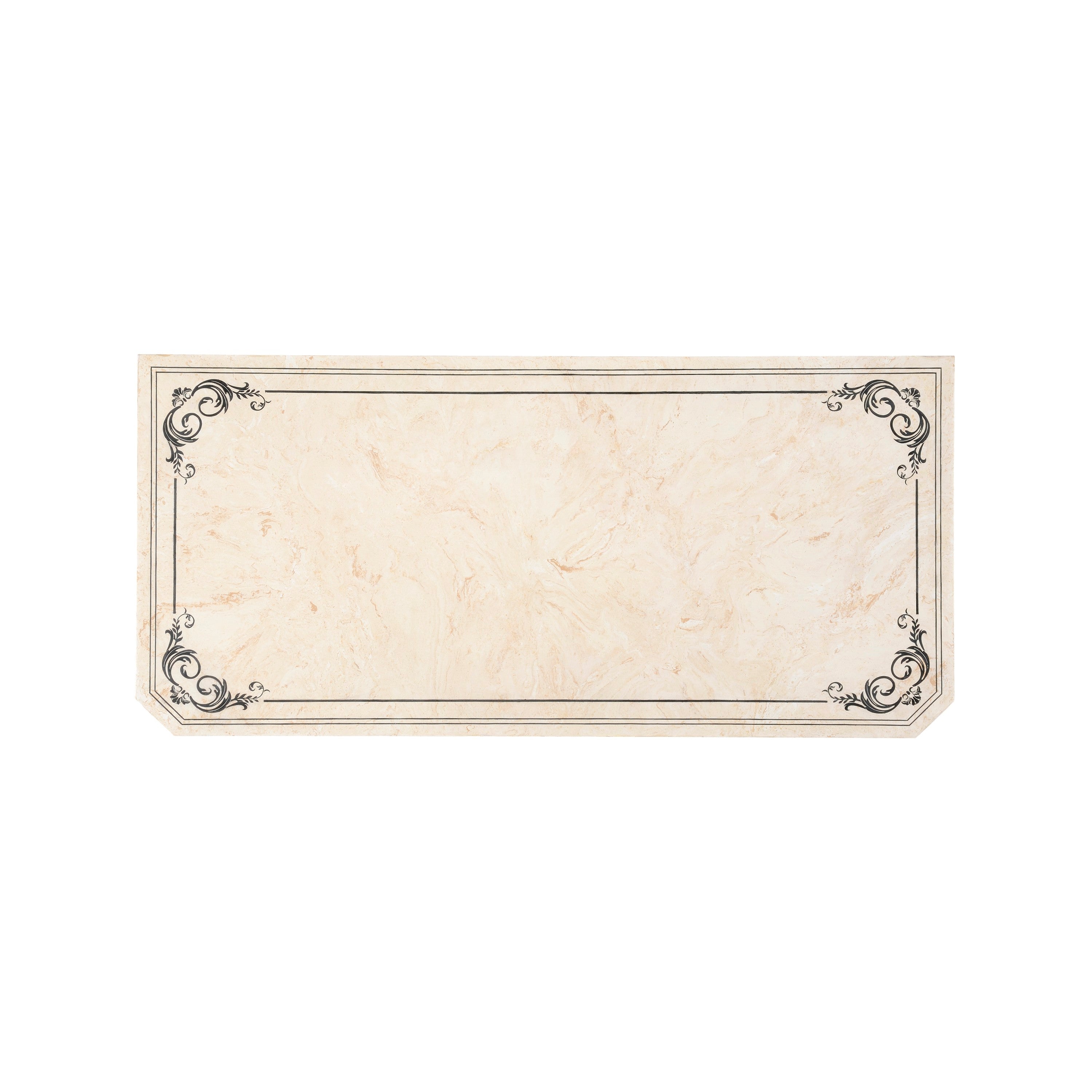 Jonathan Charles Italian Commode w/ Cream Scagliola Top ( 494167-SAM-SG01 )