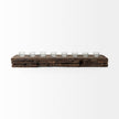 Mercana Lakara Reclaimed Wood Eight Tealight Table Candle Holder