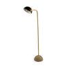 Mercana Denmark Black/Gold Concrete Base Metal Shade Floor Lamp