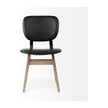 Mercana Haden Brown Solid Wood Base Dining Chair