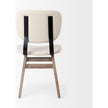 Mercana Haden Brown Solid Wood Base Dining Chair