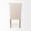 Mercana Mackenzie Plush Linen Covering Ash Solid Wood Base Dining Chair Clearance