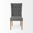 Mercana Mackenzie Plush Linen Covering Ash Solid Wood Base Dining Chair Clearance