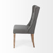 Mercana Mackenzie Plush Linen Covering Ash Solid Wood Base Dining Chair Clearance