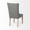 Mercana Mackenzie Plush Linen Covering Ash Solid Wood Base Dining Chair Clearance
