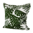 Mercana Boyle Green Tropical Palm Leaf Decorative Pillow Cover Clearance