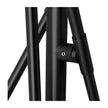 Mercana Connor Black Metal Glass Globe Three Light Floor Lamp Clearance