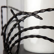 Mercana Cutlass Black Metal Base Table Candle Holders- Set of 2 Clearance