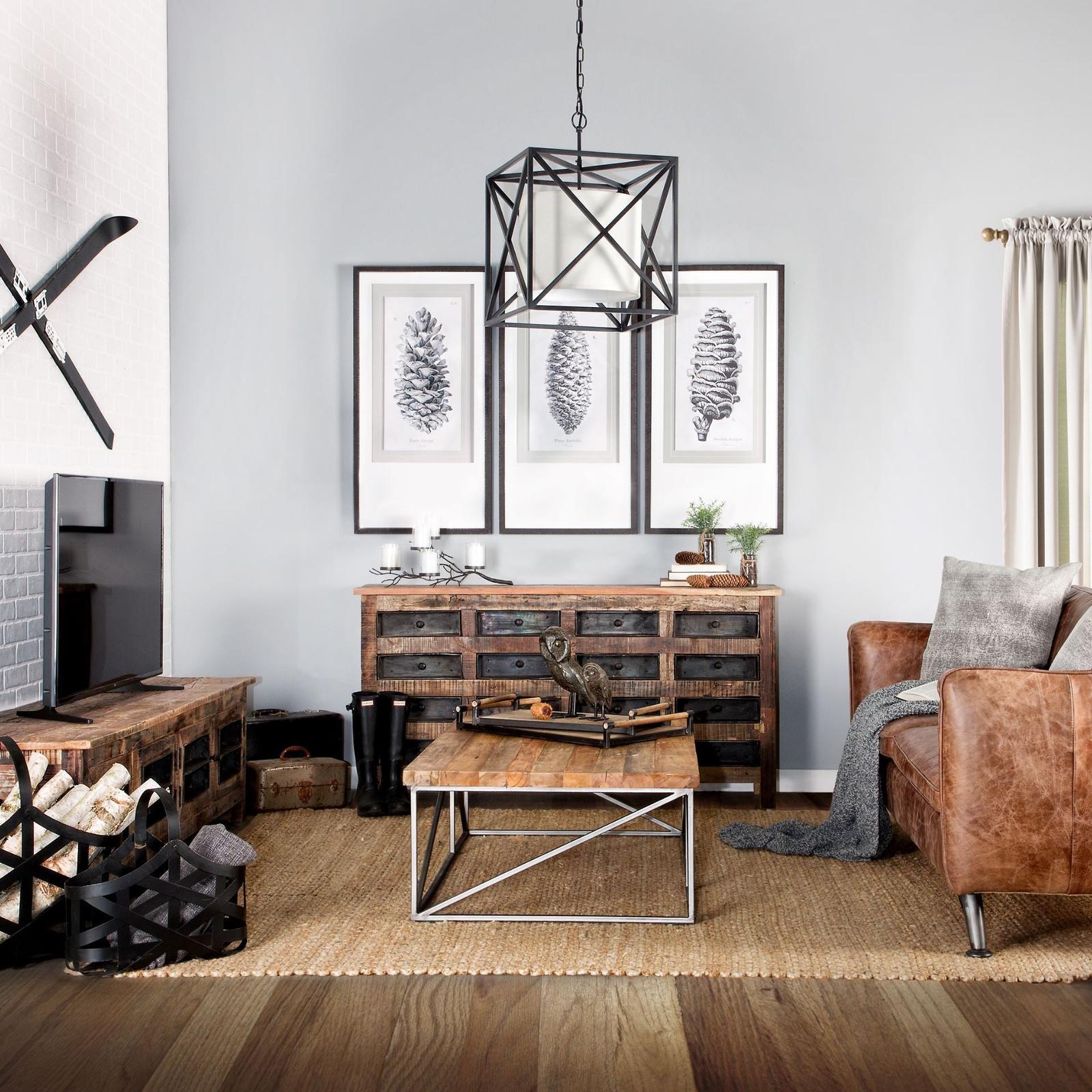 Mercana Wilton Reclaimed Wood and Metal 16 Drawer Sideboard