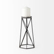Mercana Sixx Antiqued Metal Hexagonal Table Candle Holder Clearance