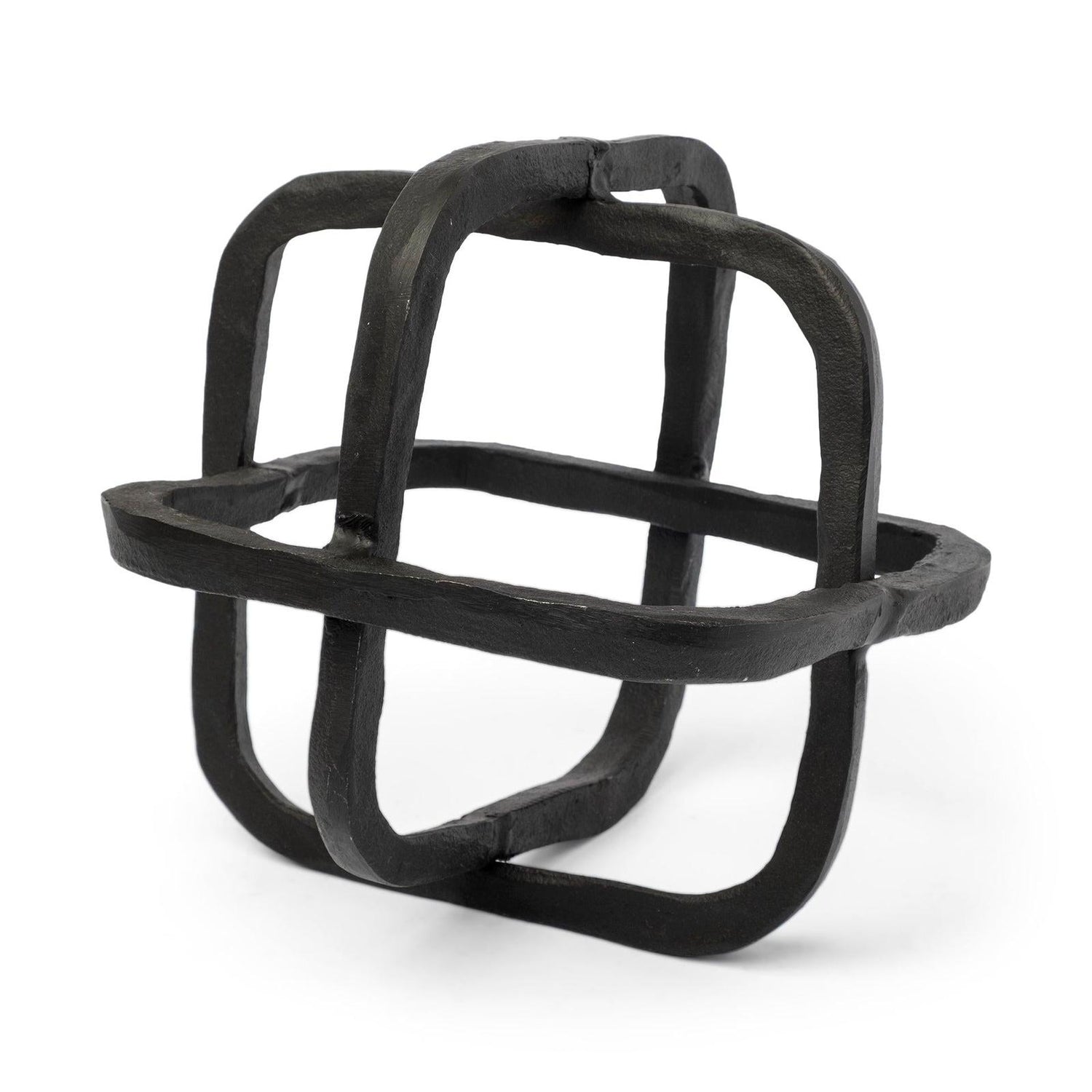 Mercana Willem Metal Open Cube Decor Object Clearance