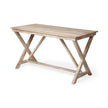Mercana Tracy Natural X Frame Wood Office Desk