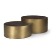 Mercana Eclipse Wood Top Nested Coffee Table