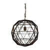 Mercana Dyson Black Metal Triangular Orb Pendant Light Clearance
