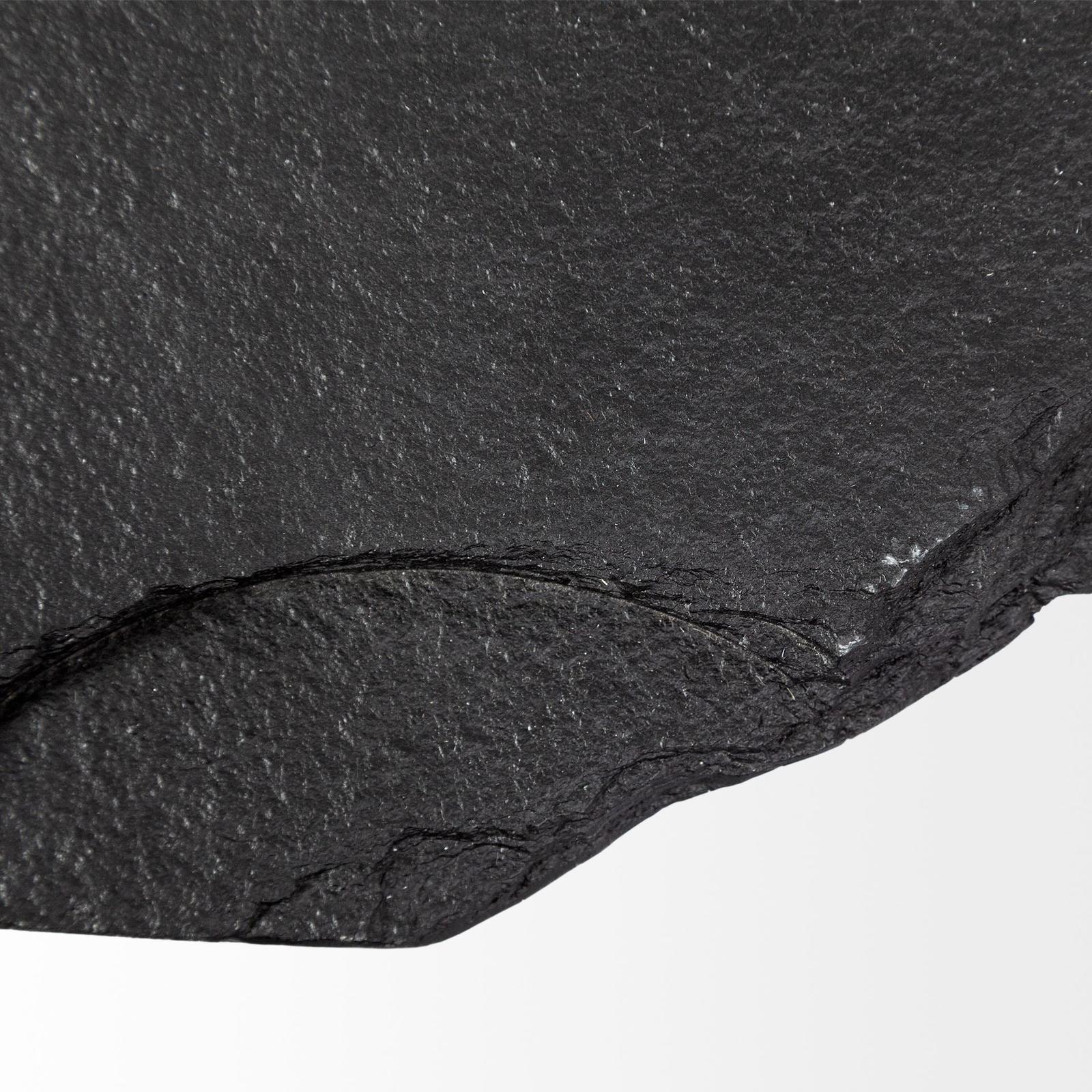 Mercana Pinera Black Slate With Iron Base Coffee Table