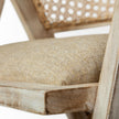 Mercana Tabitha Wooden Frame Linen Wrap Seat Dining Chair
