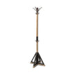 Mercana Lamda Black Metal and Light Brown Wood Coat Rack Clearance