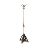 Mercana Lamda Black Metal and Light Brown Wood Coat Rack Clearance