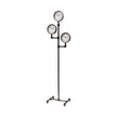 Mercana Trifect Black Iron Pipe Three Face Floor Clock