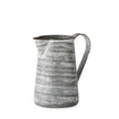 Mercana Serena Small Gray/White Textured Metal Jug Clearance