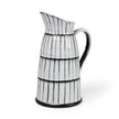 Mercana Lome White/Black Ceramic Jug