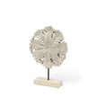 Mercana Kamara White Washed Wood W/Antiqued Silver Botanical Decorative Object Clearance
