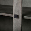 Mercana Barrett Gray Solid Wood Display Cabinet Clearance