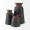 Mercana Sefina Brown/Black Patterned Ceramic Vase