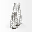 Mercana Petiole Gold Toned Metal Table Candle Holder Clearance