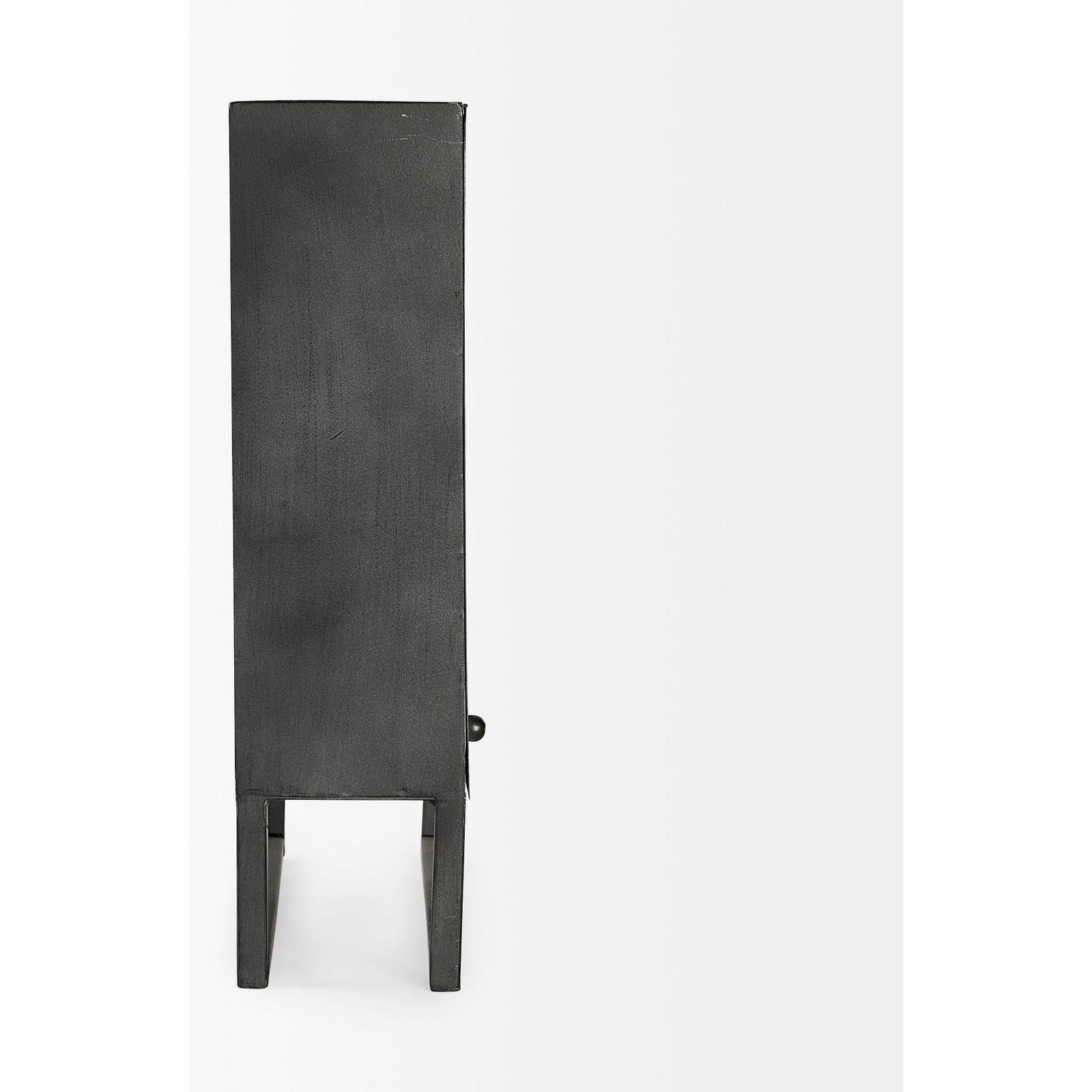 Mercana Felix Gray Metal Square Table Clock Clearance