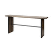 Mercana Ledger Live-Edge Wooden Brown Console Table