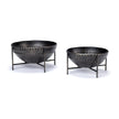 Mercana Cauldron Brown Metal Bowls- Set of 2
