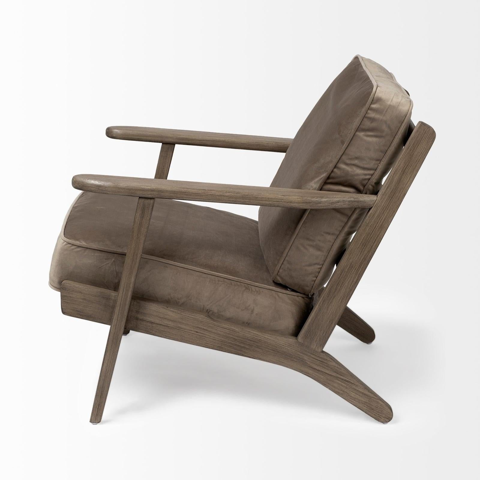 Mercana Olympus Wooden Frame Accent Chair Clearance