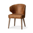 Mercana Niles Wooden Legs Wingback Dining Chair