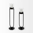 Mercana Salah Small Black Iron Table Candle Holder Clearance