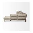 Mercana Denali Beige Upholstered Wooden Frame Sectional Clearance