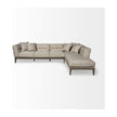Mercana Denali Beige Upholstered Wooden Frame Sectional Clearance