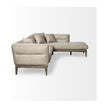 Mercana Denali Beige Upholstered Wooden Frame Sectional Clearance