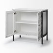 Mercana Savannah White Fir Veneer Accent Cabinet Clearance