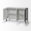 Mercana Savannah White Fir Veneer Accent Cabinet Clearance