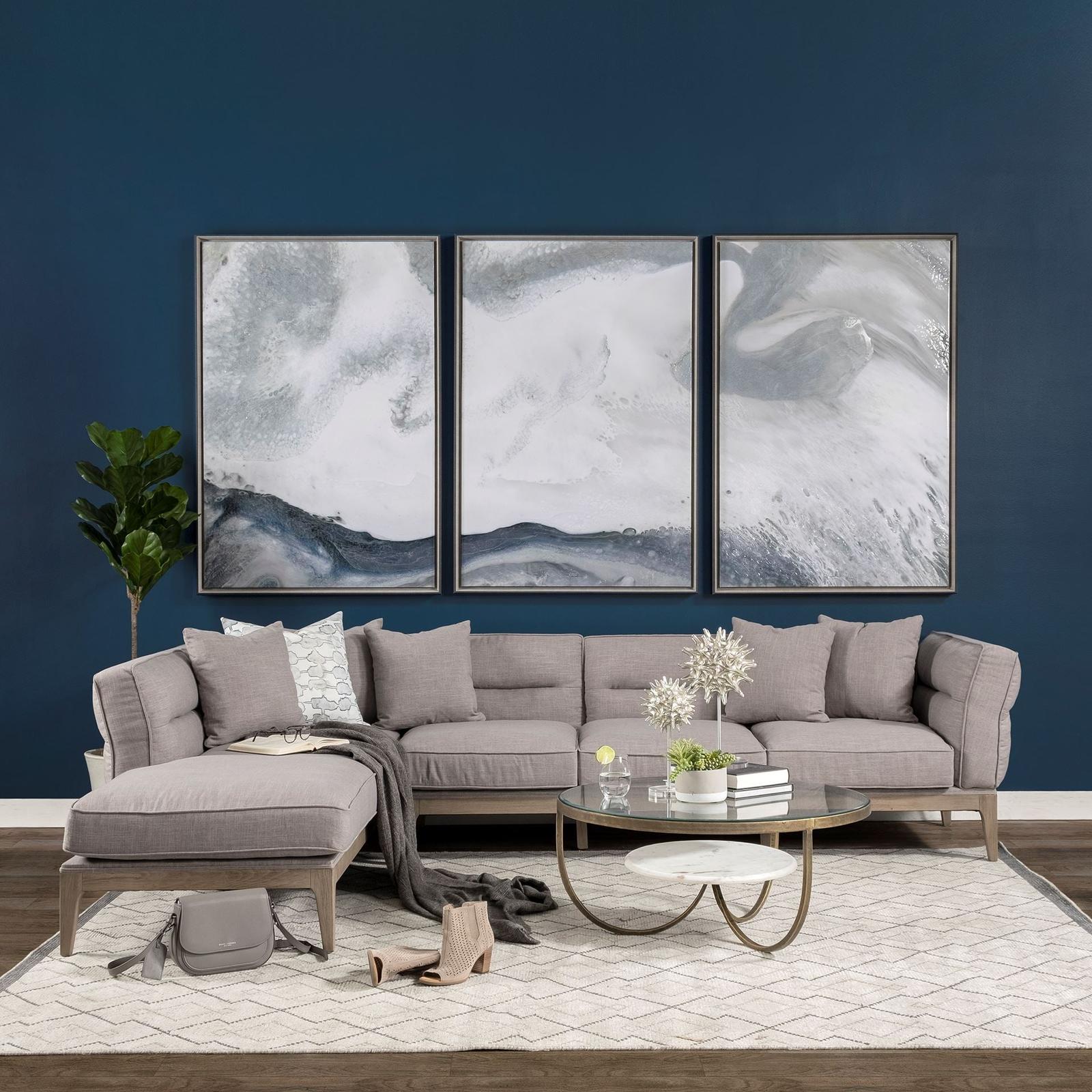 Mercana Reinhold Round Metal Base Coffee Table