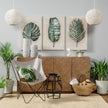 Mercana Theta White-Washed Wood Beaded Pendant Light